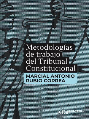 cover image of Metodologías de trabajo del Tribunal Constitucional
